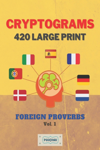 Cryptograms 420 Large Print