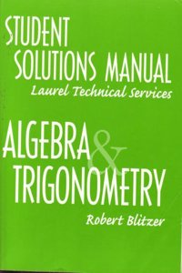 Student Solutions Manual Algebra & Trigonometry