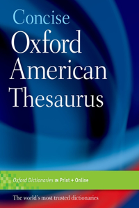 Concise Oxford American Thesaurus