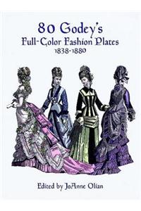 80 Godey's Full-Color Fashion Plates