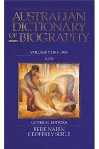 Australian Dictionary of Biography V7