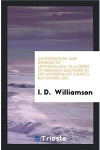 Exposition and Defence of Universalism