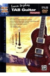 Alfred's Max Learn to Play Tab Guitar: Complete [With DVD]