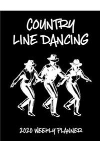 Country Line Dancing 2020 Weekly Planner