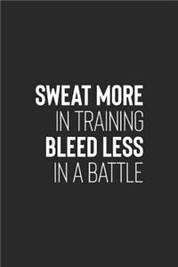 Sweat More In Training Bleed Less In A Batlle