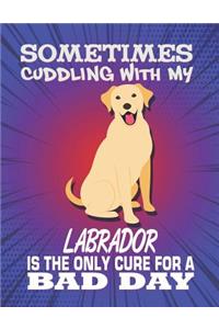 Sometimes Cuddling With My Labrador Is The Only Cure For A Bad Day