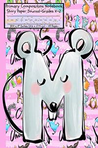 M Primary Composition Notebook Story Paper Journal