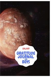 Galaxy Gratitude Journal For Boys