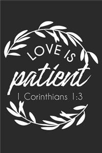 Love Is Patient 1 Corinthians 1