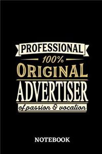 Professional Original Advertiser Notebook of Passion and Vocation