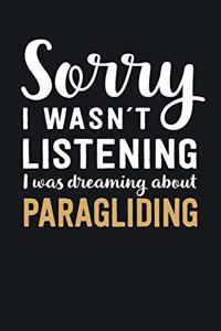 I was Dreaming about Paragliding