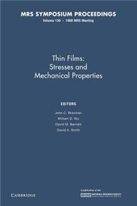 Thin Films: : Volume 130