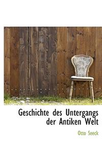 Geschichte Des Untergangs Der Antiken Welt