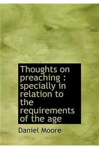 Thoughts on Preaching