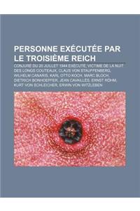 Personne Executee Par Le Troisieme Reich