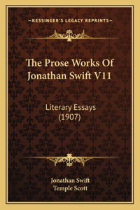 Prose Works Of Jonathan Swift V11
