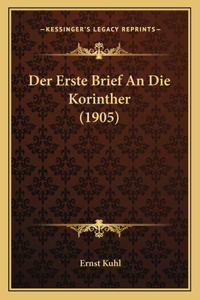 Erste Brief An Die Korinther (1905)