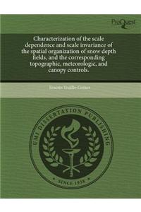 Characterization of the Scale Dependence and Scale Invariance of the Spatial Organization of Snow Depth Fields