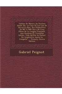 Tableau de M Urs Au Dixieme Siecle