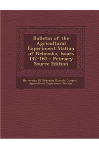 Bulletin of the Agricultural Experiment Station of Nebraska, Issues 147-160 - Primary Source Edition