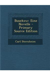 Busekow: Eine Novelle