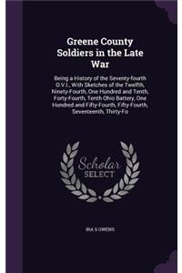 Greene County Soldiers in the Late War