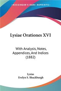 Lysiae Orationes XVI