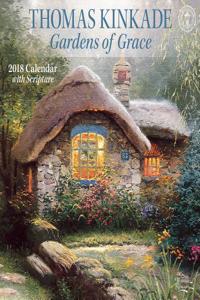 Thomas Kinkade Gardens of Grace 2018 Wall Calendar