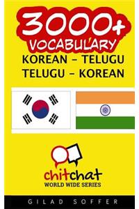 3000+ Korean - Telugu Telugu - Korean Vocabulary