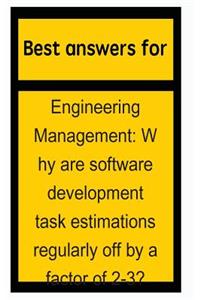 Best Answers for Engineering Management