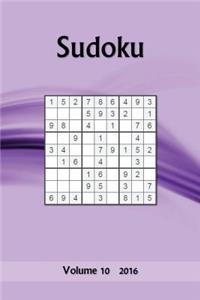 Sudoku: Volume 10 2016