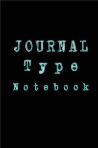 Journal Type Notebook