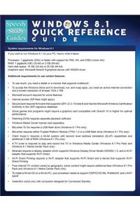 Windows 8.1 Quick Reference Guide (Speedy Study Guide)