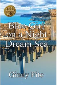 Blue Girl on a Night Dream Sea