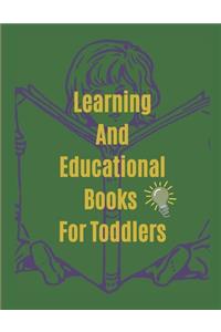 Learning And Educational Books for Toddlers