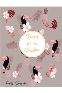 Rrecipes for my Daughter