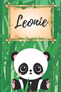 Leonie Notizbuch Panda / Malbuch / Kritzelbuch / Tagebuch / Journal / Notizheft / DIN A5 / Geschenke