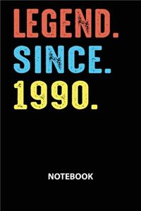Legend Since 1990 Notebook