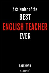 Calendar for English Teachers / English Teacher