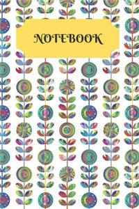 Notebook: A Notebook to write your every day activities, thoughts and goals. - Floral design with White background