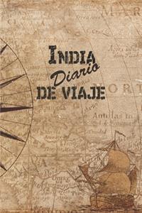 India Diario De Viaje: 6x9 Diario de viaje I Libreta para listas de tareas I Regalo perfecto para tus vacaciones en India