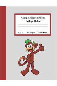 Composition Notebook College Ruled Lined Sheets