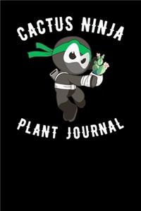 Cactus Ninja Plant Journal