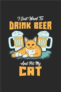 I Just Want To Drink Beer And Pet My Cat