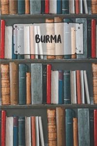 Burma: Ruled Travel Diary Notebook or Journey Journal - Lined Trip Pocketbook for Men and Women with Lines