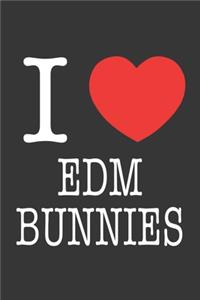 I Heart Edm Bunnies Notebook