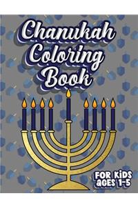 Chanukah Coloring Book For Kids Ages 1-5