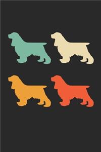 Cocker Spaniel Notebook - Retro Cocker Spaniel Journal - Vintage Cocker Spaniel Diary