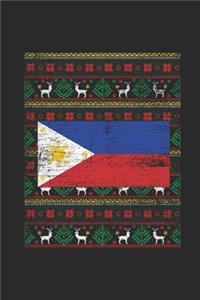 Ugly Christmas - Philippines: Dotted Bullet Journal (6 X 9 -120 Pages) - Ugly Christmas Gift and Holiday Planner For Women, Men, Teens And Kids