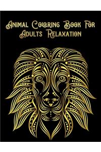 Animal Coloring Book for Adults Relaxation